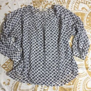 Ann Taylor Loft lightweight Print Blouse